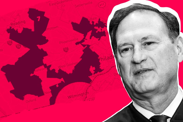 Pennsylvania’s 7th Congressional District is possibly an unconstitutional shape.